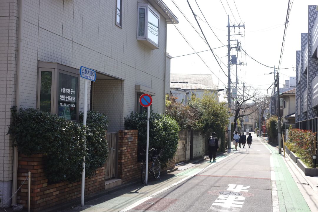 農大通りの風景