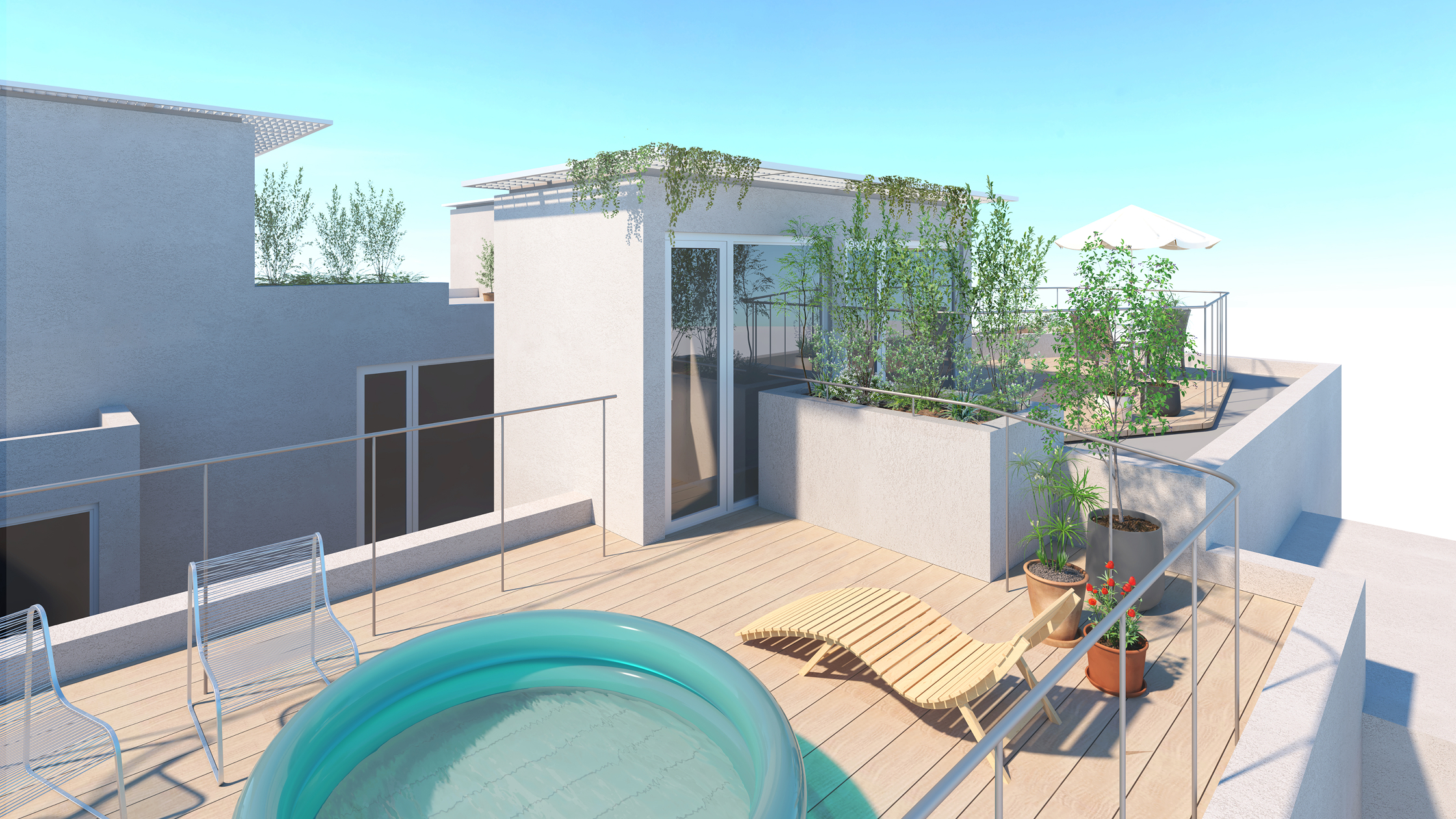 ルーフテラスCGパース